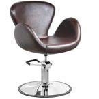 Gabbiano fotel fryzjerski Amsterdam brązowy