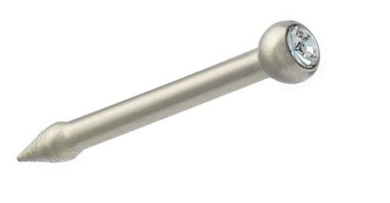 PIERCING APARAT DO PRZEBIJANIA NOSA BRYLANT ZŁOTO